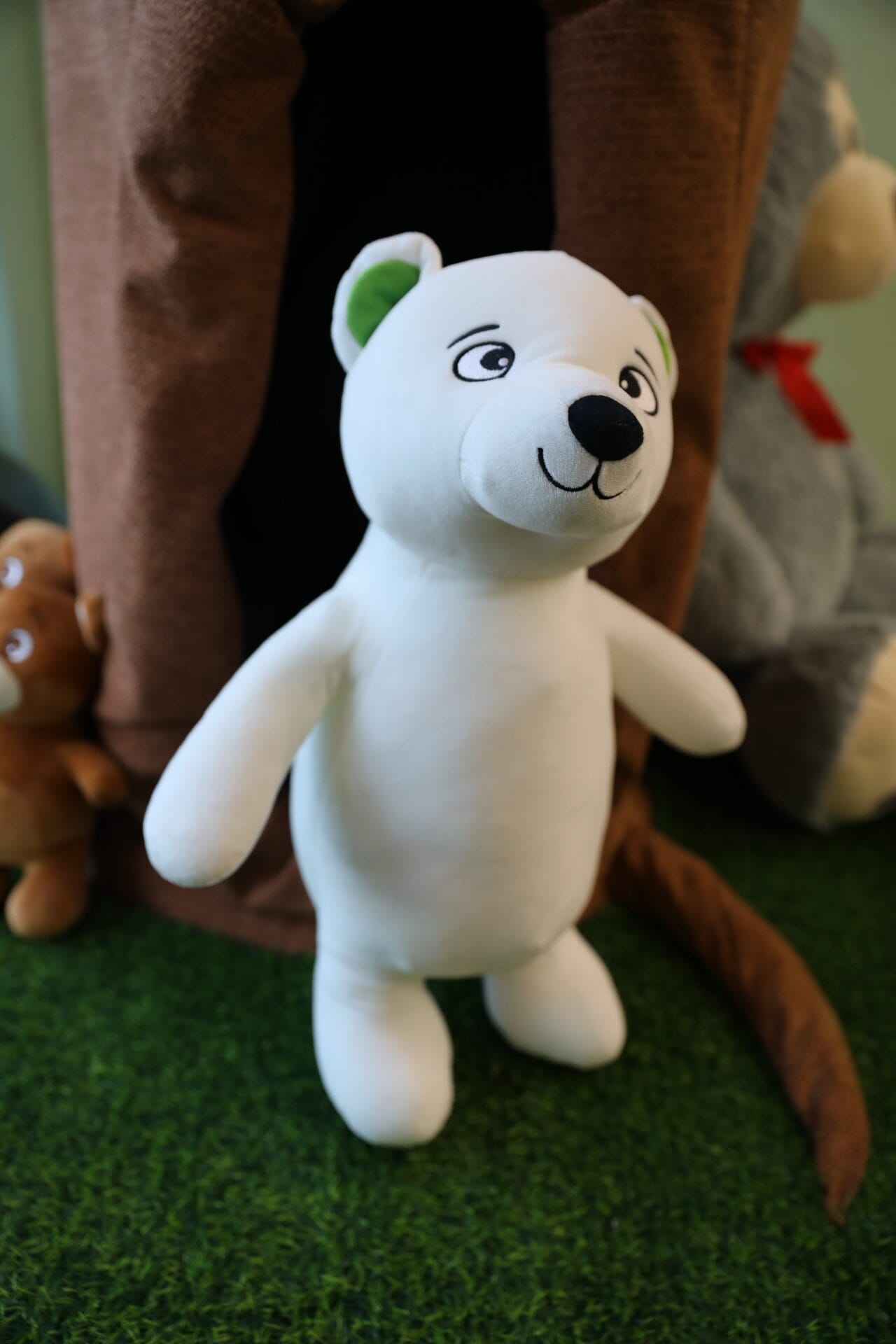 Plush Toy Boorry the Polar Bear: A curious soul who lives for travel and new horizons. Original Character Plush Toy