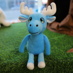 Plush Toy Kodii: A shy little aviator who found a safe, new home in Moose City. Original Character Plush Toy