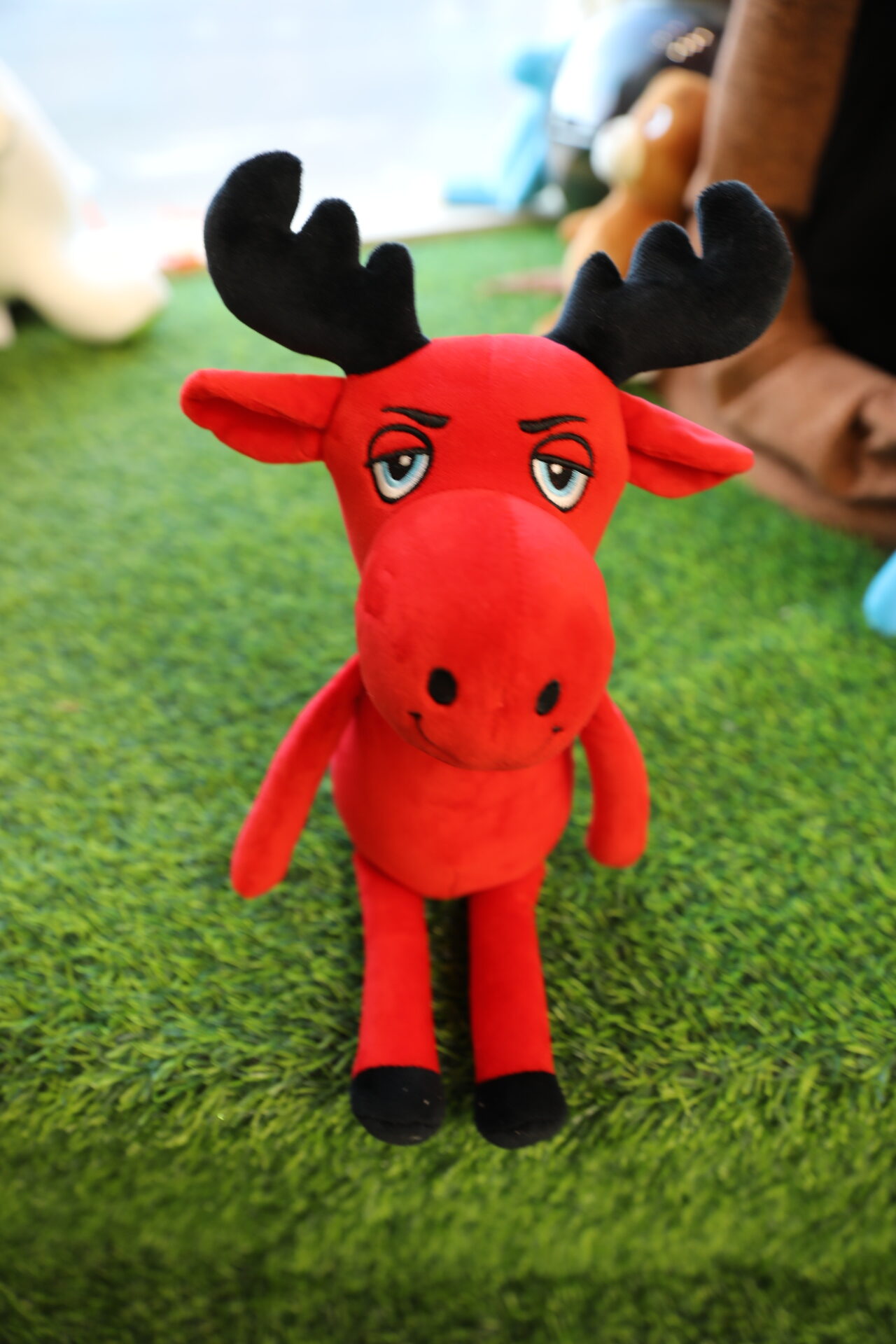 Plush Toy Moozy the Moose: Playful, brave, and loves to sing—the true heart of the forest. Original Character Plush Toy